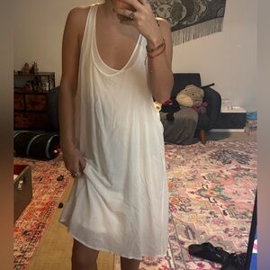 Splendid White Midi Dress